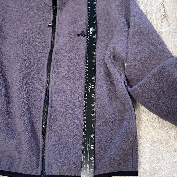 EMS Woman's Purple Fleece Zip-Up Jacket - Picture 7 of 8